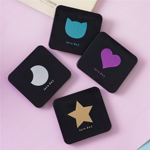 Mini <b>Makeup</b> <b>Mirror</b> Square Folding Aluminum Lens Double Sided Portable For Women Students Gift - Product Image 1
