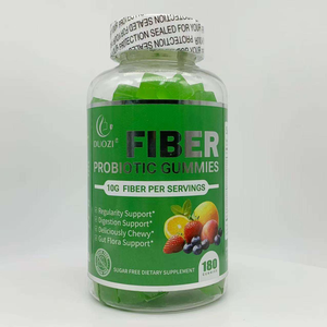DUOZI <b>Fiber</b> Probiotic <b>Gummies</b> 180 Count Sugar Free High <b>Fiber</b> Supplement for Digestion and Gut Health - Product Image 1