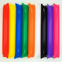 Bâtons de cheering promotionnels personnalisés HLC avec logo, bâtons de bruit avec lumières LED, bruiteurs gonflables