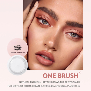 Cire <span class=keywords><strong>Gel</strong></span> Fixatrice Naturelle Minérale Végétalienne Imperméable à Tenue Forte pour <span class=keywords><strong>Sourcils</strong></span> avec Applicateur - Product Image 5