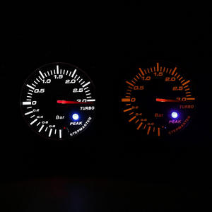 60Mm Black Face Led 30~30 Psi <strong>Boost</strong> <strong>Gauge</strong> <strong>Turbo</strong> <strong>Boost</strong> <strong>Gauge</strong> with Peak Function Car Meter Exhaust Gas Temp Air Fuel Ratio <strong>Gauge</strong> - Product Image 4