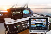 Système de surveillance panoramique AVM Candid Marine 360 pour bateau/yacht / Caméra de vision panoramique AHD 1080P 360° étanche IP69K en plastique