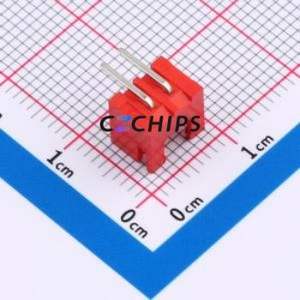 ZX-XH2.54-2PWZ-R Wire-to-Board Pin Header Bent Lead Through Hole,P=2.5mm Connector 1x2P 2.5mm Right Angle Insert XH - Product Image 2