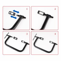 Kit de compresseur de ressort de soupape en acier au carbone pour la réparation du moteur de voiture avec des outils spéciaux