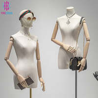 Servicio OEM, Maniquí de Cuerpo Curvilíneo, Personalización de Fábrica, Maniquí Femenino Realista de Medio Cuerpo para Mujeres de Baja Estatura