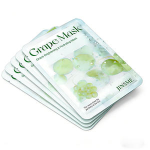 Masque en tissu hydratant et éclaircissant à la grappe 25ml – Soin antioxydant pour peaux sèches, usage quotidien - Product Image 4