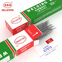 Varilla de Soldadura de Electrodo Atlantic 2026 E7015 para Hierro Fundido AWS 5.1 CE ISO ABS 2.0-3.0mm para Estructuras de Acero de Barcos