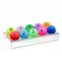 Impression personnalisée professionnelle de tout logo, motif de numéro, machine de loterie de couleur, tennis de table, balle de bingo