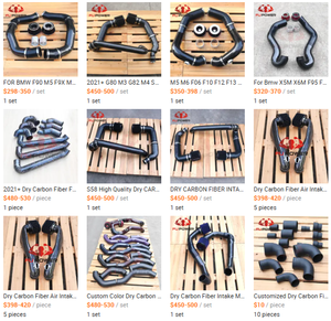 สำหรับ BMW X5M X6M F95 F96แห้งคาร์บอนไฟเบอร์ช่องรับและกรอง <span class=keywords><strong>Zii</strong></span> - Product Image 5