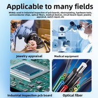 Wholesale REHAZE Binocular Stereo Microscope SZM-7045SM Display Continuous Zoom Natural Light External LED Illumination No