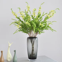 Lot de fleurs artificielles en soie Salvia Real Touch, 60 cm, petites fleurs sauvages, pour bouquets de mariage de luxe 2026, décoration florale, vente en gros