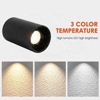 Plafonnier LED COB en aluminium moderne 3000K 4000K 6000K IP20 pour montage en surface, idéal pour chambre, salon, bureau