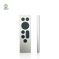 Télécommande IR en métal à 12 touches, gros boutons, piles AAA, indicateur LED, code fixe, portée 10m, RF Alexa TV RC