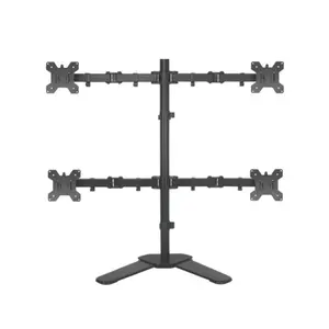 Custom Quad Monitor Arms Stands for 13 to 32 Inch Screen