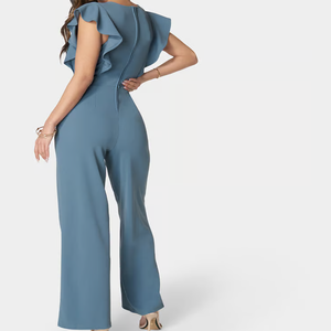 Tuta da <span class=keywords><strong>donna</strong></span> leggera <span class=keywords><strong>Oversize</strong></span> elasticizzata ampia con maniche svolazzanti leggings da Yoga per <span class=keywords><strong>donna</strong></span> - Product Image 3
