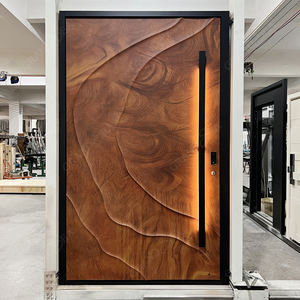 Moderne 3d Carving Voordeur Geluidsisolatie Buiten Draaibare Anti-Diefstal Voor Villa Appartement - Product Image 2