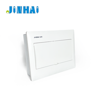 Boîtier de distribution électrique étanche en métal pour montage encastré en intérieur, haut de gamme, 12 voies, IP30, plaque en acier laminé à froid
