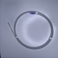 Fil guide angiographique vétérinaire original RADIFOCUS M en Nitinol hydrophile de 0,035 pouce pour usage canin, à usage unique