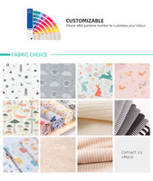 Draps de berceau en coton bambou imprimés sur mesure pour bébé Draps de lit pour bébé super doux OEM