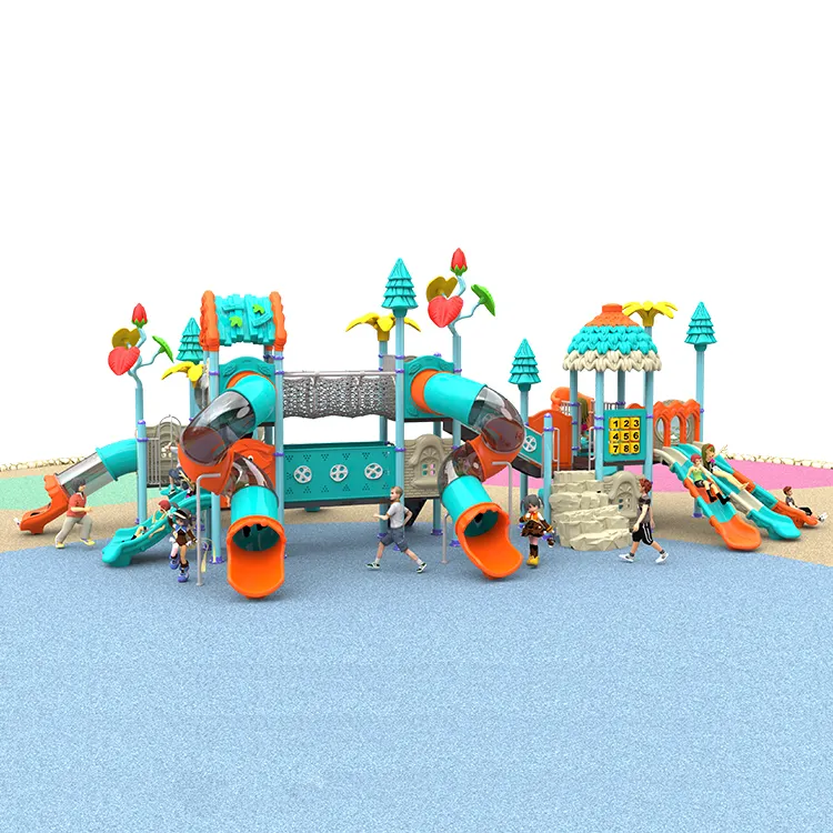 Children Outdoor Plastic Tube Slide Playground Equipment Slide