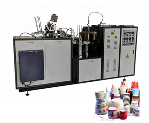 Sold 80Countrys High Speed China Manual Korea Automatic Forming Paper plate coffee Tea Paper cup making machine price