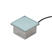 Lumière de pavé LED carrée de qualité supérieure imperméable à l'eau durable lueur dans le noir carreaux de sol IP67 pour une utilisation extérieure Premium