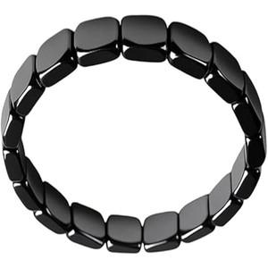 <b>Healing</b> <b>Bracelet</b> <b>Healing</b> Black Gallstone <b>Bracelet</b> Hematite <b>Bracelet</b> Elastic For Workplace Everyday Life Gift For Men - Product Image 3