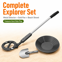 Kit de Détecteur de Métaux pour Enfants avec Pelle et Bac à Or – Exploration de Trésors en Plein Air – Vente en Gros