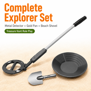 Juego <span class=keywords><strong>de</strong></span> detector <span class=keywords><strong>de</strong></span> metales para niños con pala y cuenco para oro, para explorar y buscar tesoros al aire libre, venta al por mayor - Product Image 6