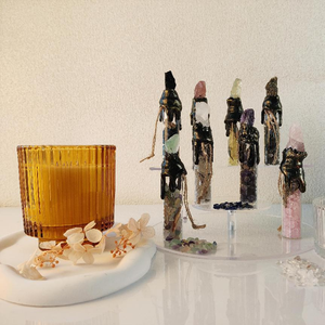 Fournisseur d'usine Kit de pierres de cristal Reiki Wicca <span class=keywords><strong>Arbre</strong></span> de guérison Bouteille à vœux en cristal Bouteille <span class=keywords><strong>magique</strong></span> pour la décoration de Noël et les cadeaux - Product Image 2