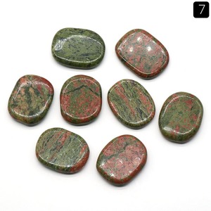 Pietra irregolare naturale lucidata piatte preoccupazioni <span class=keywords><strong>pietre</strong></span> Pocket di palma cristallo curativo per incisione meditazione riequilibrio - Product Image 6