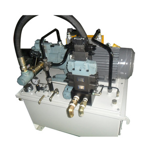 Station de pression d'huile pour système hydraulique Jiurong Hydraulics pour machine de redressage de tuyaux, installation horizontale, matériau en acier - Product Image 1