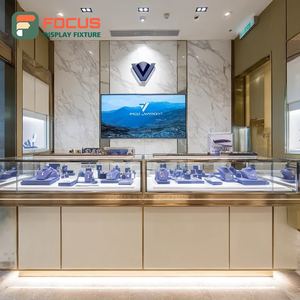 Système de vitrine de présentation de bijoux haute visibilité, surface polie, pour magasin de bijoux, armoire à bijoux - Product Image 4