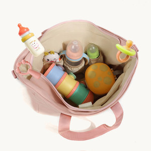 <span class=keywords><strong>Bolsa</strong></span> de Pañales de <span class=keywords><strong>Maternidad</strong></span> Personalizada Fuliya, <span class=keywords><strong>Bolsa</strong></span> de Viaje Portátil para Mamá de Gran Capacidad, <span class=keywords><strong>Bolsa</strong></span> de Pañales para Bebé con Correas para Cochecito - Product Image 2