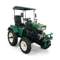 Tractor Agrícola Compacto Moderno al por Mayor, Motor Diésel de 35HP, Cultivo en Terrenos Inclinados, Tractor Pequeño de 4 Ruedas para Granja