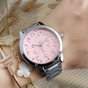 Montre à quartz pour femme, style professionnel, avec boîtier en alliage et bracelet en cuir - Product Image 3