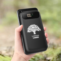 Batterie Li-Polymère Soft Touch 8000mAh Chargeur sans fil magnétique 5W Power Bank Micro USB Type-C Double sortie USB/Type-C Numérique