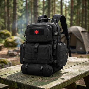 Sac à dos médical pour premiers secours, trousse de traumatologie d'urgence, kit de déploiement de triage EMS EMT, en nylon Cordura 1000D - Product Image 3