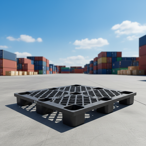 Palet de Plástico de Rejilla de Alta Densidad HUADING, Apilable en 4 Direcciones, Ligero para Exportación y Envío, Ecológico y Antideslizante - Product Image 2