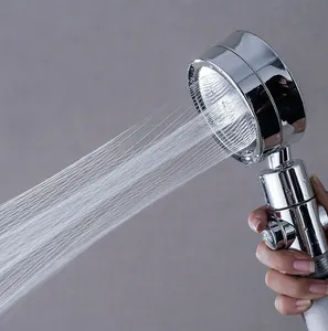 Pexmax High pressure Turbocharged 360 Degrees Rotating Ionic filter shower head rain shower head