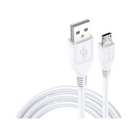 Câble de données de charge rapide Android V8 avec connecteurs USB-A/Micro USB, matériau TPE/PVC pour téléphones mobiles