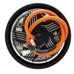 มอเตอร์ฮับไร้แปรงถ่าน DKYS ขนาด 12 นิ้ว รุ่น 50H6000W สำหรับรถจักรยานยนต์ โครงสร้างแม่เหล็กแบบดูอัลฮอลล์ ความเร็วสูงสุด 100 กม./ชม. รุ่น DK12'50H6000W สีไทเทเนียม - Product Image 3