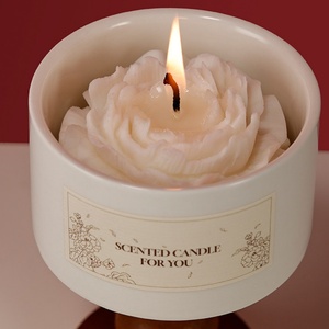 Coffret Cadeau Pratique de Bougies Parfumées au Camélia en Cire de Soja Naturelle pour la Décoration Intérieure – Option Cadeau Idéale pour les Enseignants et les Amies - Product Image 4
