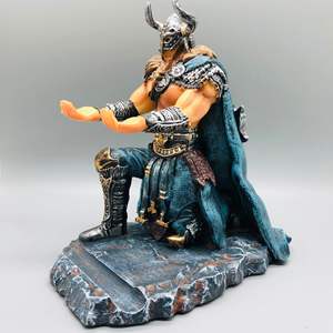 Gran vikingo General hacha de batalla soporte para teléfono móvil WJB26 WJB27 resina vikingo espada ornamento vikingo Guerrero figuritas - Product Image 6