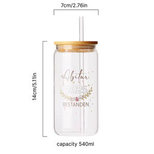 High Borosilicate Mason Glass <strong>Cup</strong> <strong>for</strong> Cold Brew Coffee Milk <strong>Tea</strong> Juice Beverages Customizable Bamboo Lid Straw Cola <strong>Cup</strong> Drinkware - Product Image 6