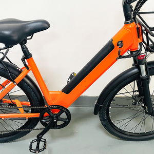 Bicicleta Eléctrica Urbana de 26 Pulgadas Personalizada al por Mayor, Bicicleta Eléctrica Enduro con Canasta Delantera, Nueva Bicicleta Eléctrica de Fabricante Chino - Product Image 2