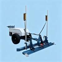 Machine à niveler au laser auto-ajustable avec contrôle hydraulique de la hauteur pour les sols des gares
