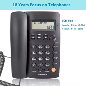 Nhà Máy Outlet Analog người gọi ID điện thoại rẻ hơn điện thoại có dây cho nhà khách sạn Văn phòng hoặc sử dụng cho khách sạn Văn phòng hoặc nhà - Product Image 2