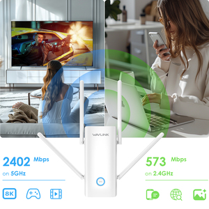 Wavlink AX3000 Dual Band Wi-Fi 6 Repeater/AP/Router WN583AX3 เสาอากาศ AERIAL D6X ครอบคลุมพื้นที่ 1000+ ตร.ม. เสาอากาศภายนอก 4x5dbi ขายส่ง - Product Image 6