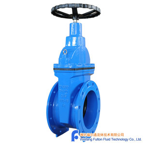 Vanne à opercule en fonte ductile à joint souple avec volant DN300 PN10 GGG40 Certifiée GSK & WRAS EN558 Série 14 F4 DN300 PN10 Design Acc. - Product Image 4
